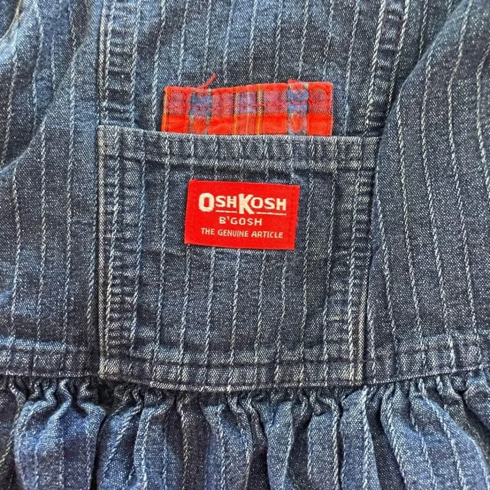 vintage‎ OshKosh B’Gosh denim jumper size 6